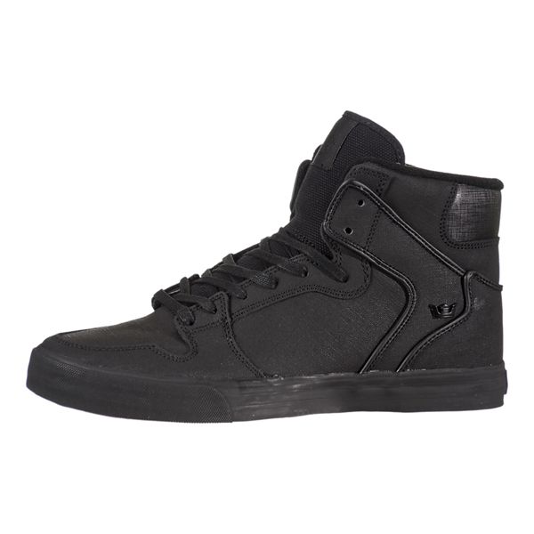 Supra Mens Vaider High Top Shoes - Black | Canada N9992-2E68